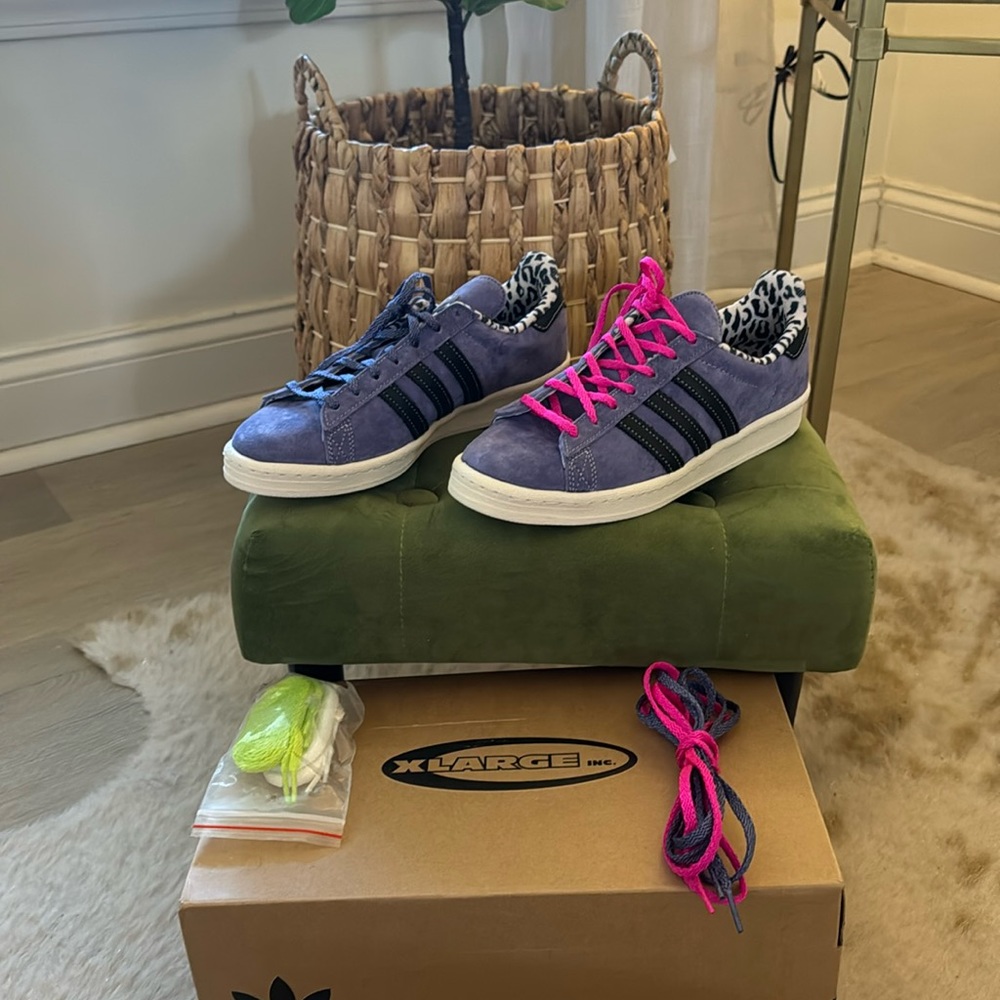 adidas Violet and Pink Sneakers